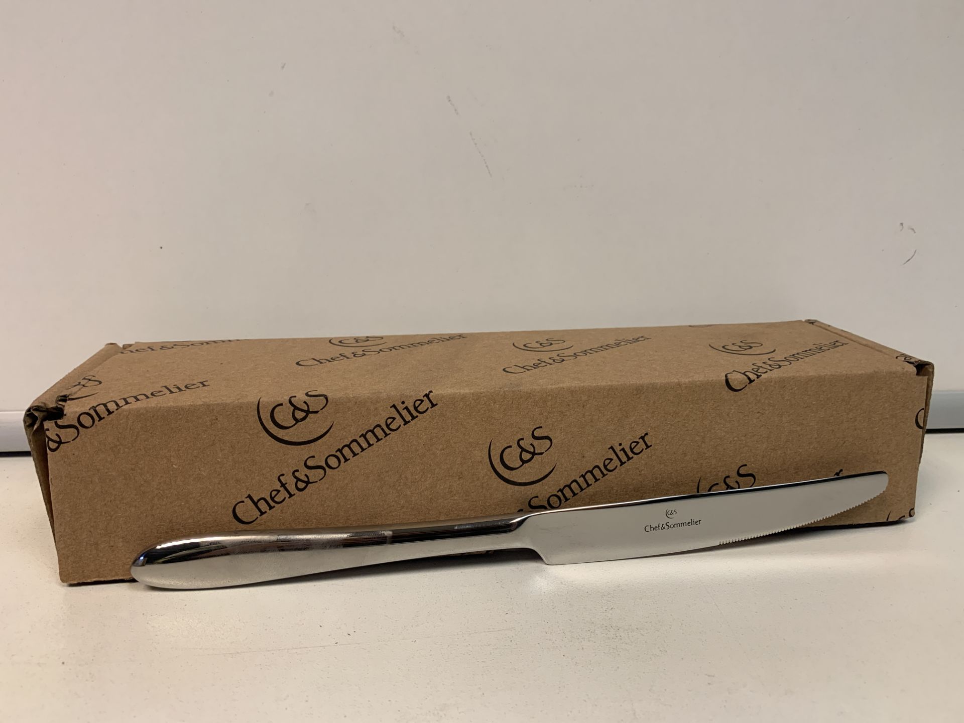 3 X BRAND NEW PACKS OF 12 CHEF AND SOMMELLIER LAZZO DESSERT KNIVES IN RRP £80 PER PACK R1