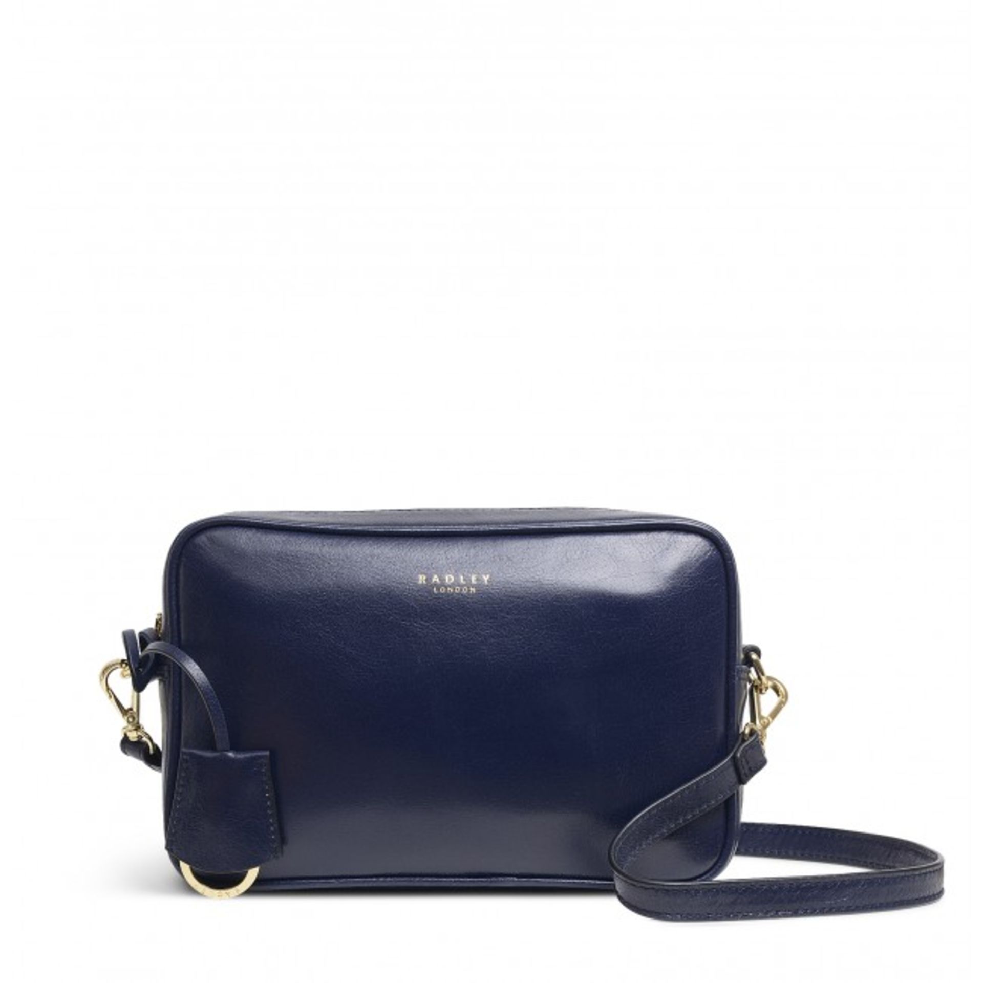 BRAND NEW RADLEY ALBA PLACE DARK BLUE ZIP AROUND CROSSBODY BAG (0358) RRP £149 - 10