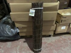 2 X BRAND NEW PACKS OF WICKER GARDEN SCREENS 1.5 X 3M R3