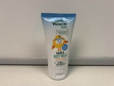 96 X BRAND NEW VOSENE KIDS HAIR AND BODY WASH 50ML R3