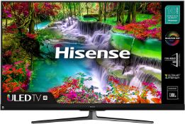 Hisense 55 Inch 55U8QFTUK 4K UHD HDR QLED Smart Freeview TV891/7085 RRP £789