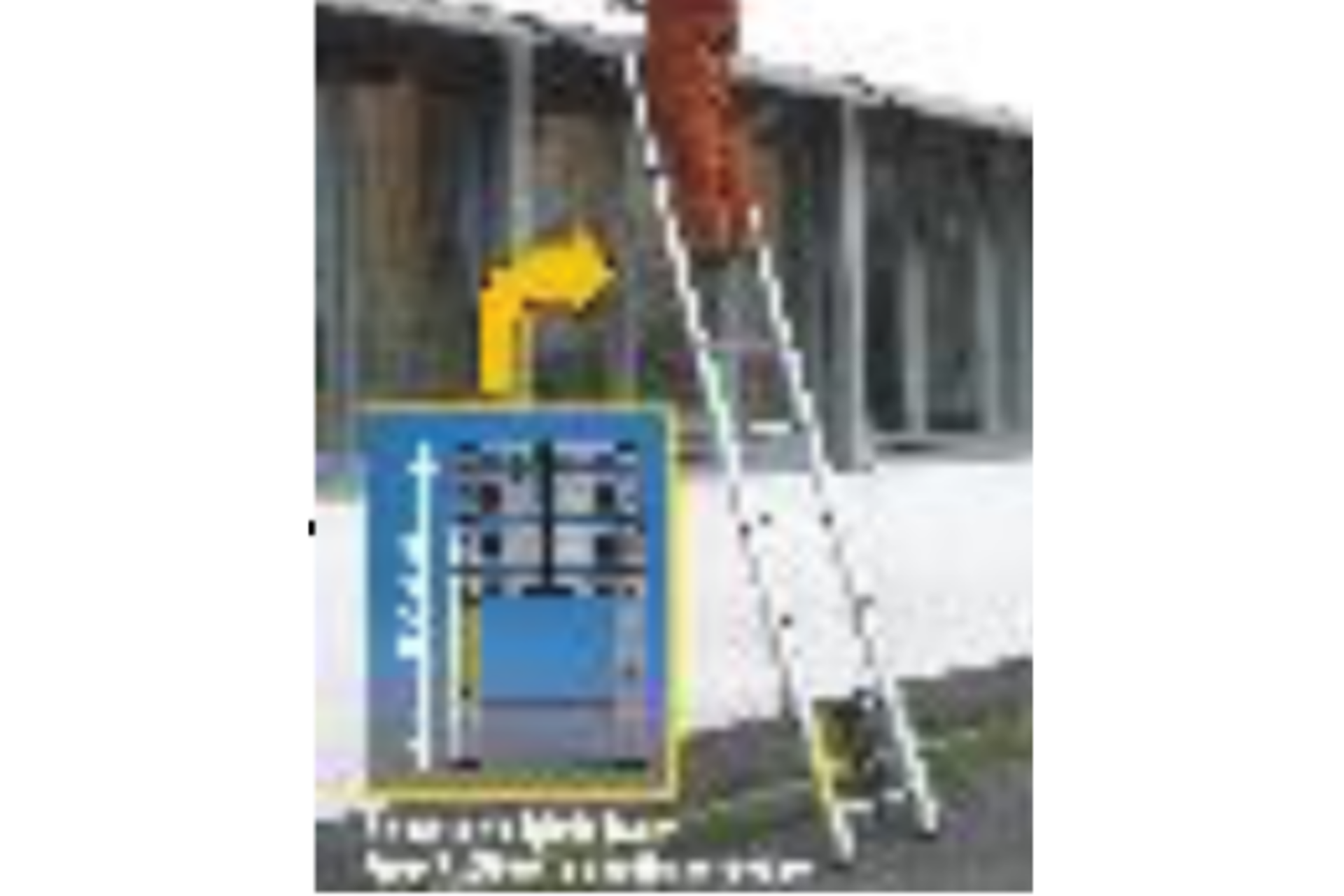 BRAND NEW XTEND LIGHT TELESCOPIC LADDER 2600MM EXTENDED RRP £300 SV-XTEND-LI