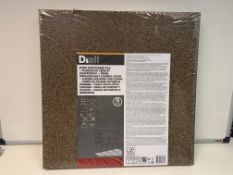 6 X NEW PACKS OF 4 DIALL CORK & RUBBER ACOUSTIC INSULATION BOARDS. (24 IN TOTAL) SIZE 500MM(L) X