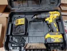 DEWALT DCD778P2T-SFGB 18V 5.0AH LI-ION XR BRUSHLESS CORDLESS COMBI DRILL WITH BATTERY CHARGER AND