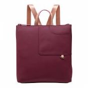 BRAND NEW RADLEY POCKET ESSENTIALS BURGUNDY ZIP TOP BACKPACK (2048) RRP £89 - 12