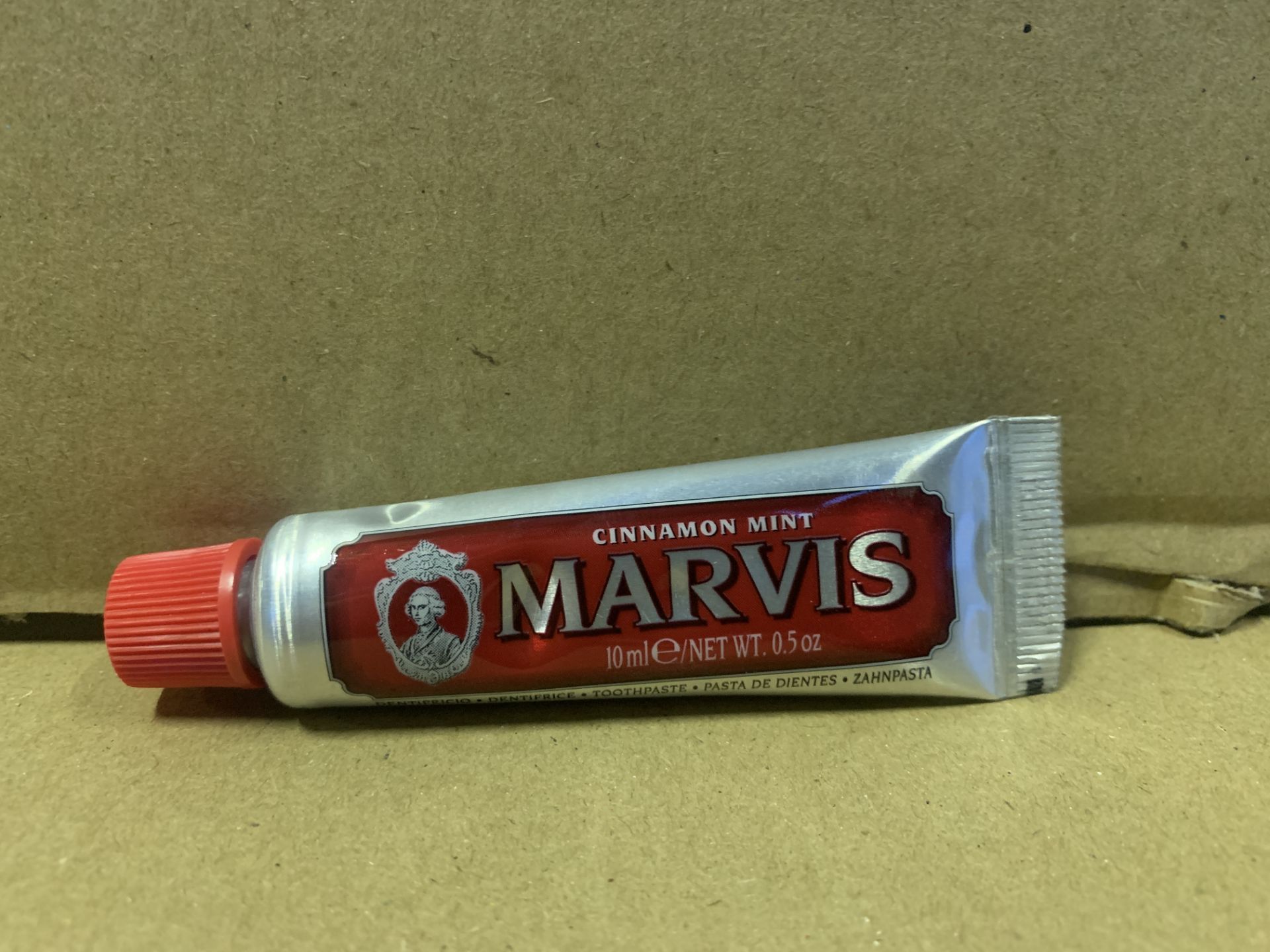 1500 X BRAND NEW MARVIS CINNAMON MINT 10ML TOOTHPASTE S1