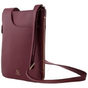 BRAND NEW RADLEY POCKETS MEDIUM BURGUNDY ZIP AROUND CROSSBODY BAG (2079) RRP £120 - 12