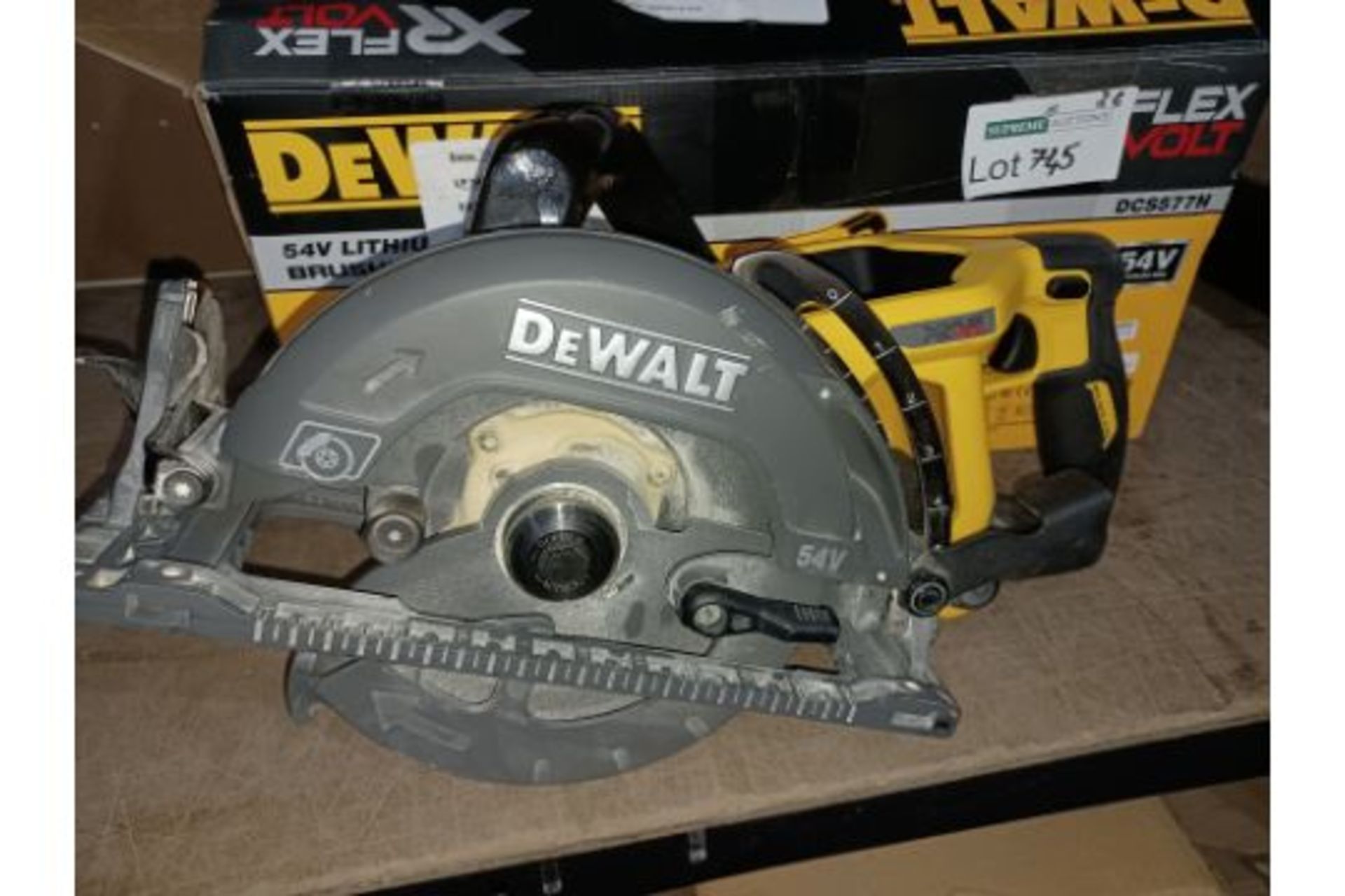 DEWALT DCS577N-XJ 190MM 54V LI-ION XR BRUSHLESS CORDLESS HIGH TORQUE CIRCULAR SAW - BARE UNCHECKED/