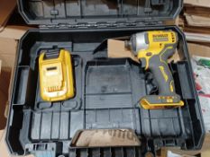 DEWALT DCF787D2T-SFGB 18V 2.0AH LI-ION XR BRUSHLESS CORDLESS IMPACT DRIVER WITH BATTERY AND