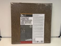 6 X NEW PACKS OF 4 DIALL CORK & RUBBER ACOUSTIC INSULATION BOARDS. (24 IN TOTAL) SIZE 500MM(L) X