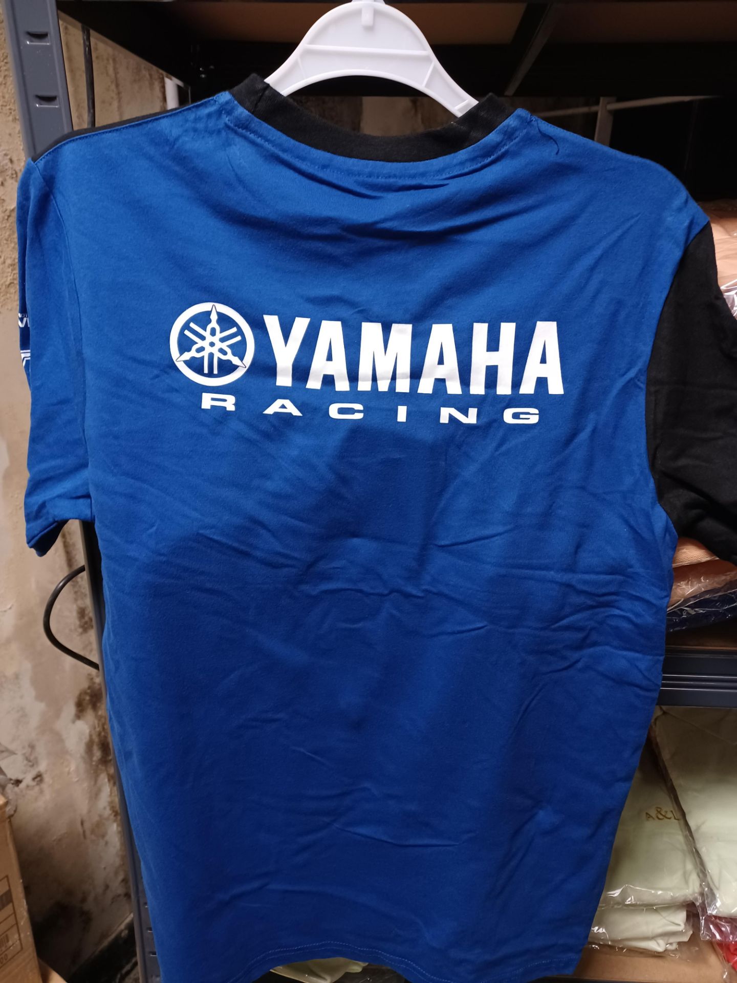 15 X OFFICIAL YAHAMA RACING POLO SHIRTS AND T SHIRTS IN ROYAL BLUE WITH TAGS SIZE SMALL - ER - Image 2 of 2