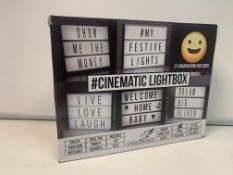 12 X BRAND NEW CINEMATIC LIGHTBOXES R4