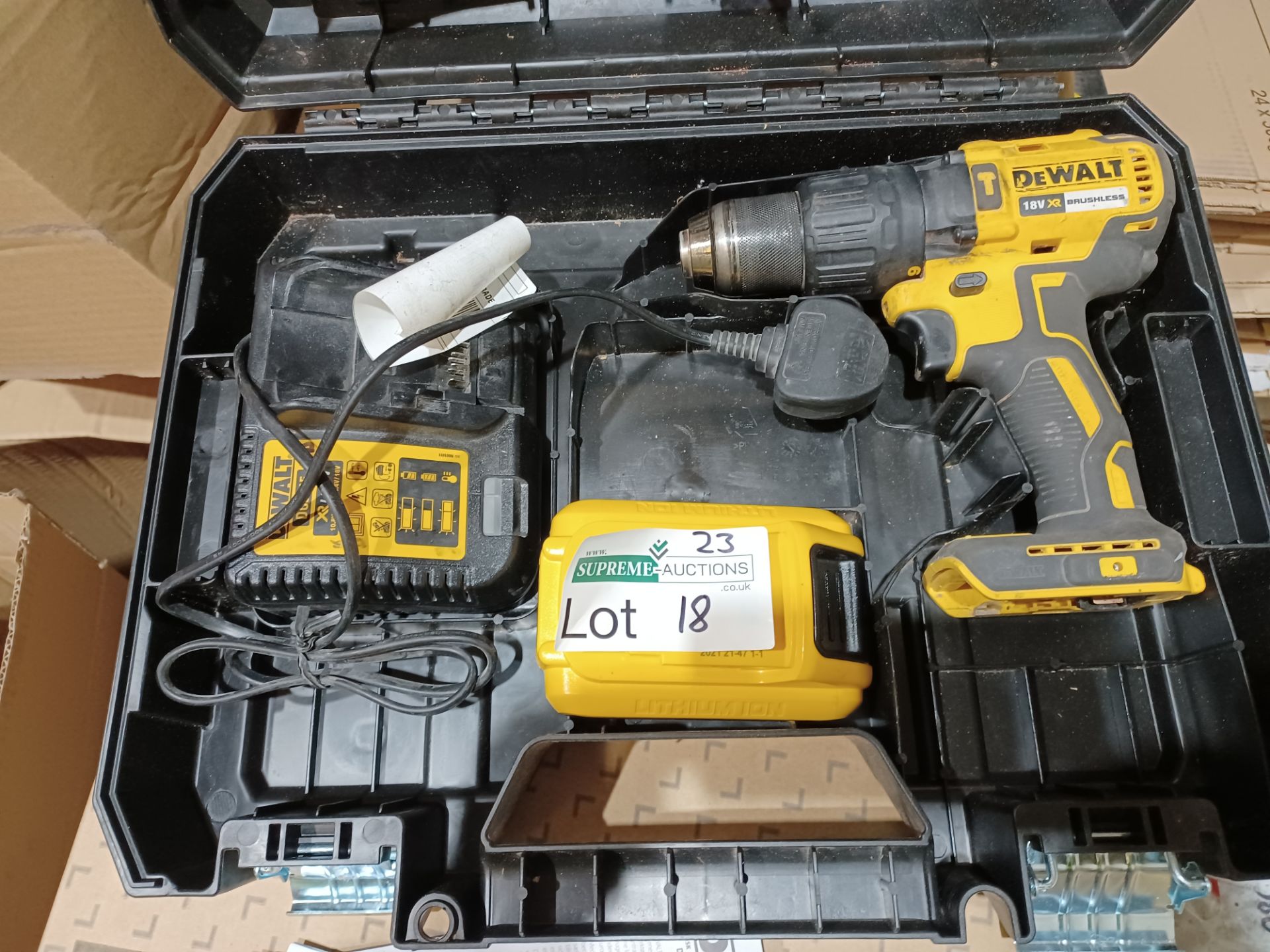 DEWALT DCD778M2T-SFGB 18V 4.0AH LI-ION XR BRUSHLESS CORDLESS COMBI DRILL COMES WITH BATTERY