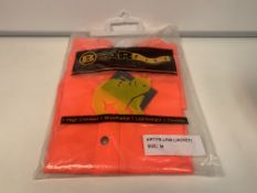 16 X BRAND NEW BEAR FLEX HIGH COMFORT BREATHABLE LIGHTWEIGHT HIGH VIZ JACKETS SIZE XXL R4