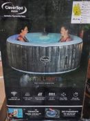 BOXED CleverSpa Ibeam Waikiki 4 Person Hot tub with lights. RRP £541. UNCHECKED/UNTESTED
