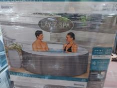 BOXED Lay-Z-Spa Saint Lucia Airjet 4 person Hot tub. RRP £410 . UNCHECKED/UNTESTED.