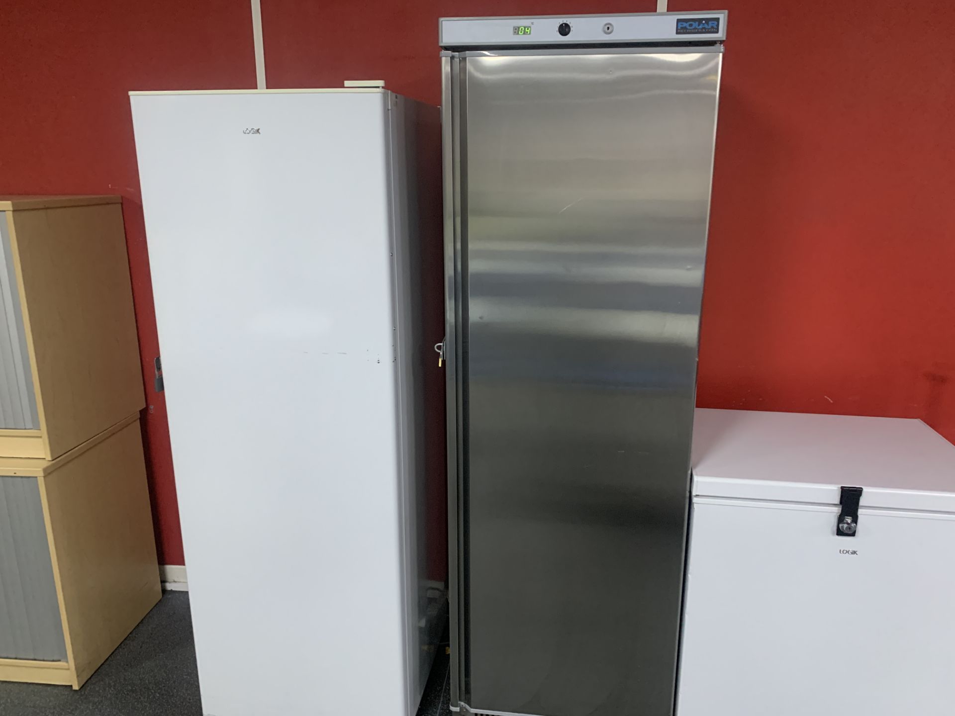 POLAR REFRIDGERATION STAINLESS STEEL FRIDGE 1850H X 580D X 600W