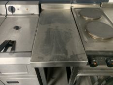 STAINLESS STEEL PREP TABLE WITH UNDERSHELF 900H X 660D X 300W