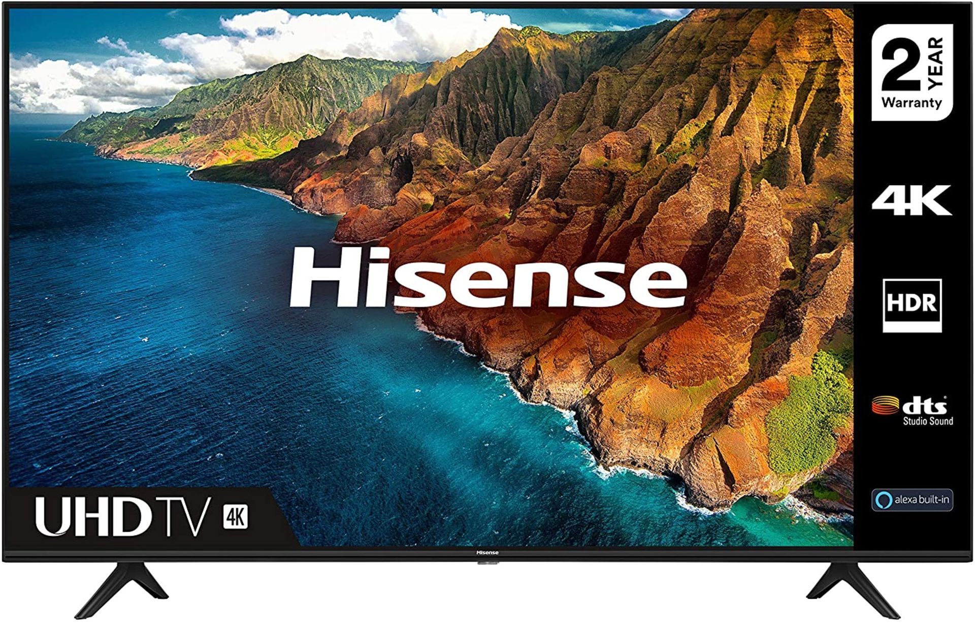 Hisense 43" Smart 4K Ultra HD HDR LED TV RPP £359