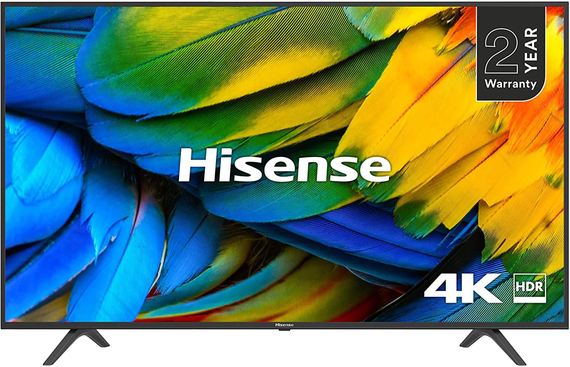 Hisense 43-Inch Smart 4K HDR TV With Freeview Play And DTS Studio Sound RRP £359