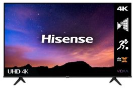 Hisense 43 Inch Smart 4K UHD HDR LED Freeview TV RRP £399