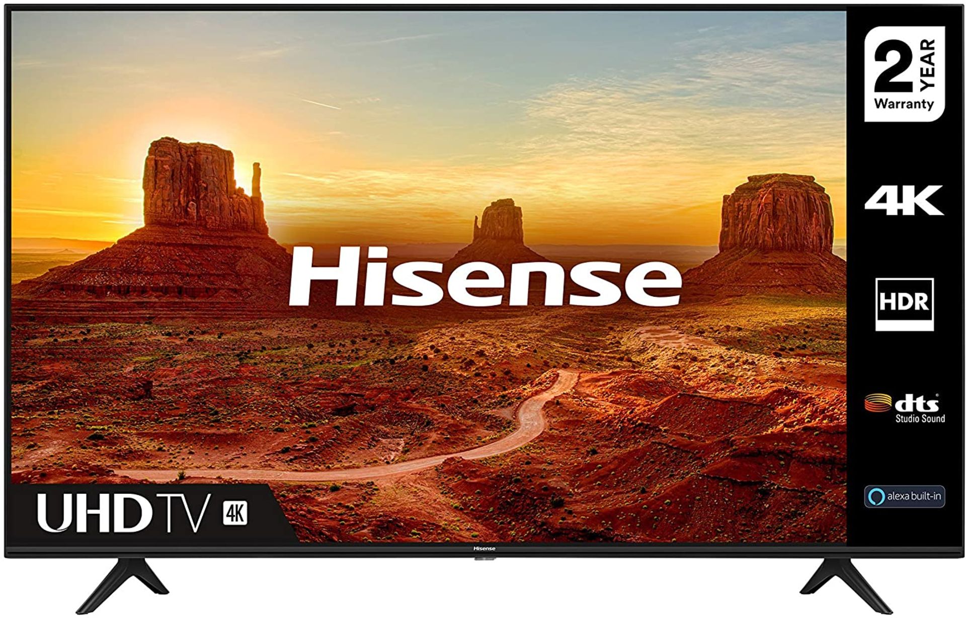 Hisense 43 Inch Smart 4K UHD HDR LED Freeview TV RPP £389