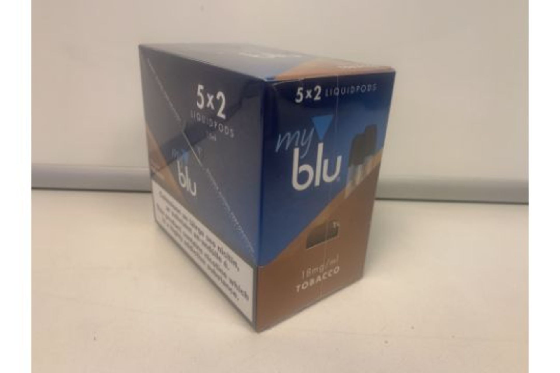 60 X NEW PACKAGED PACKS OF 2 MYBLU LIQUIDPODS. 0MG TOBACCO (ROW1)