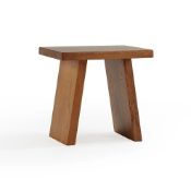 4 X NEW BOXED Rustic Solid Oak Stool. RRP £130 EACH, TOTAL RRP £520.(BEN001STR) For a more open