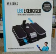 PALLET TO CONTAIN 10 X NEW BOXED - HoMedics Leg Exerciser - Improve Circulation & Mobility, Reduce