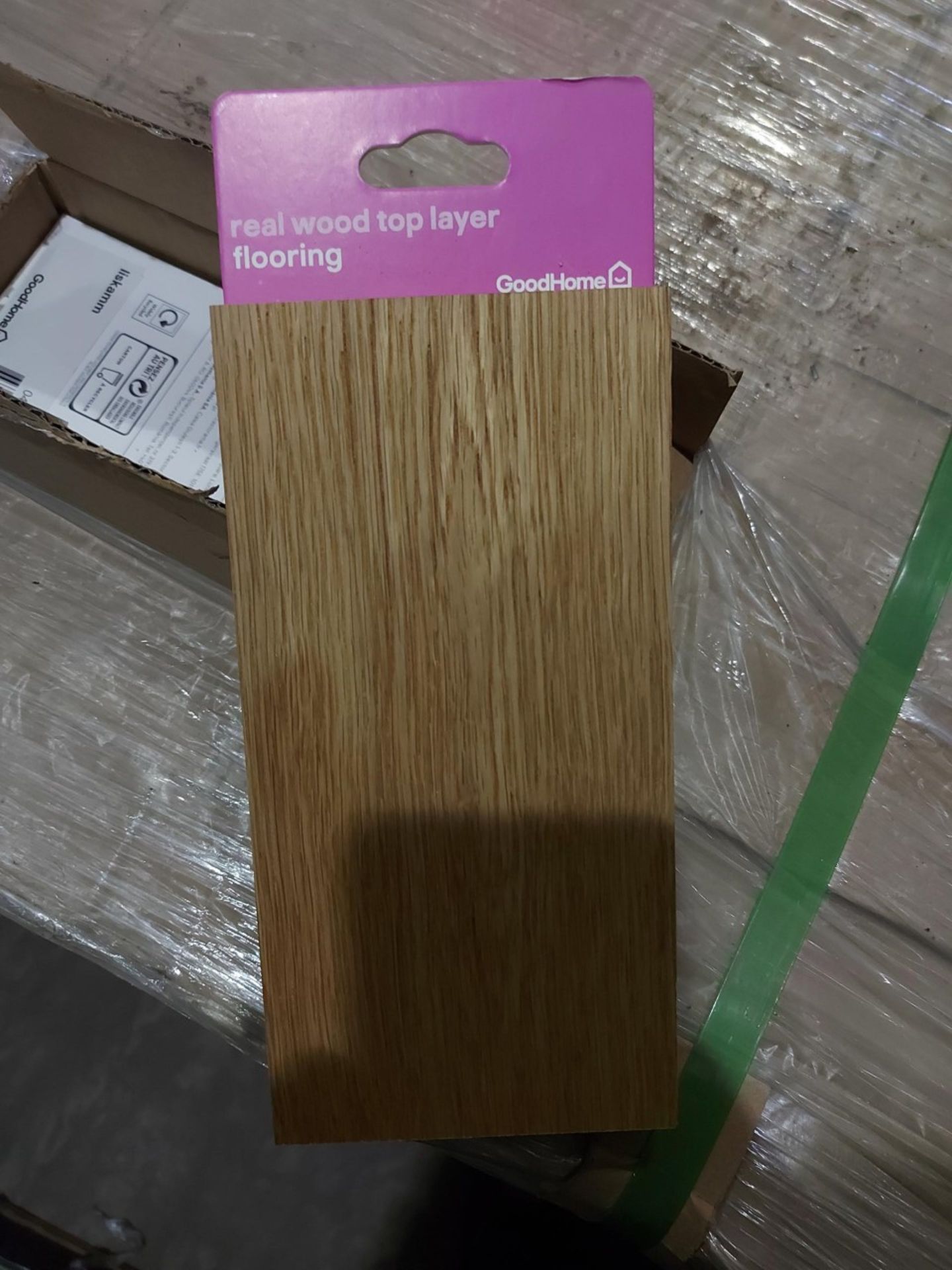 (Z258) PALLET TO CONTAIN 1,080 X LISKAMM REAL WOOD TOP LAYER FLOORING PIECES