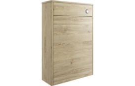 (SP169) Perla 600mm Floor Standing WC Unit - Havana Oak. RRP £174.00. Designer, modular furniture on