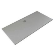 New 1700x800mm Grey Tray Slate Effect Shower Tray In Grey. Manufactured In The UK From High Grade