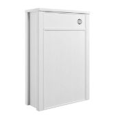 (SP188) New Lucia Satin White Ash WC Unit 510mm. RRP £305.00. Finished in Satin White Ash Part of
