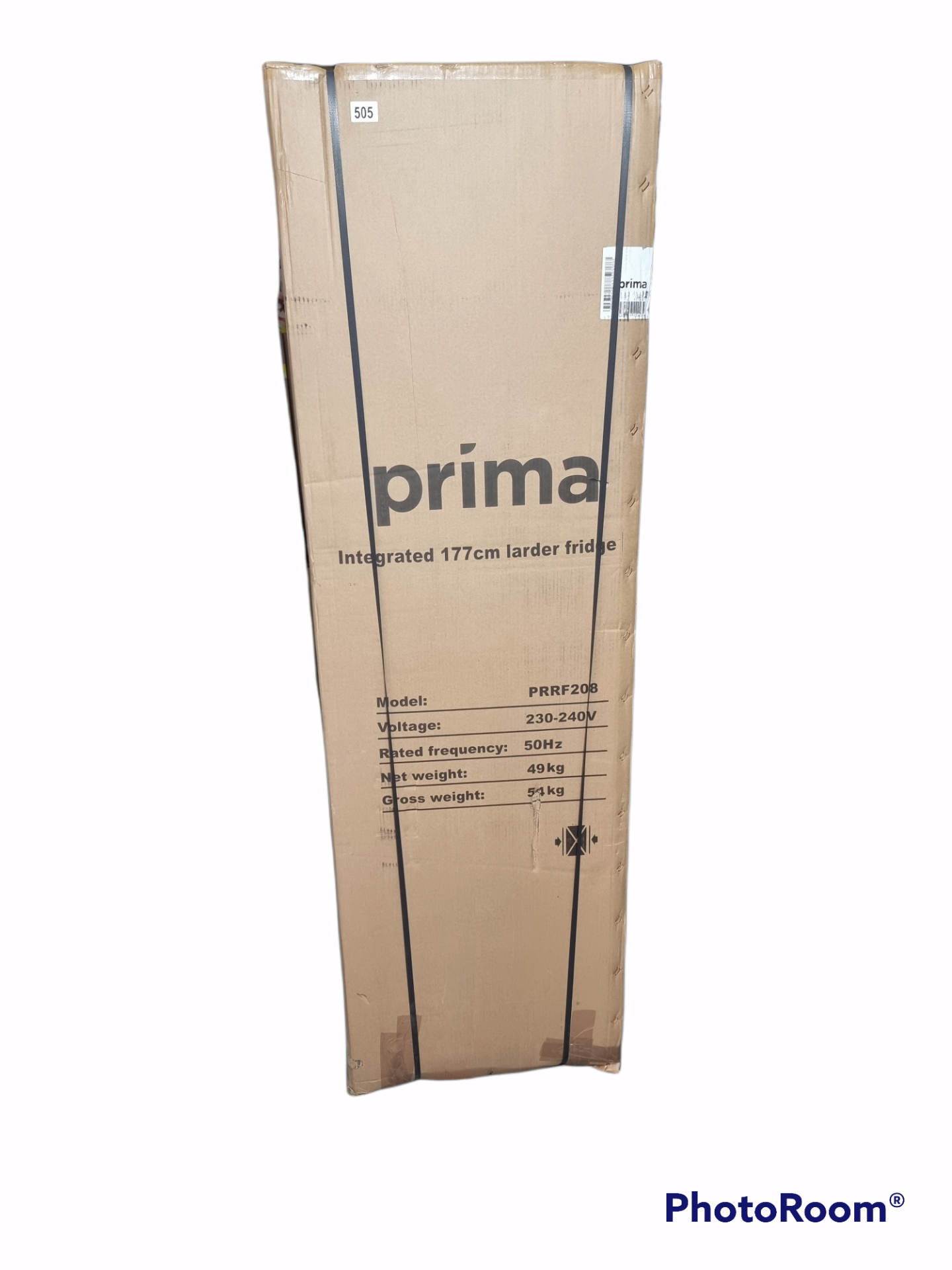 Prima Built-in Larder Fridge PRRF208 RRP £480