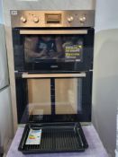 Zanussi Built in Double Oven in Stainless Steel ZOD35661XK RRP £650