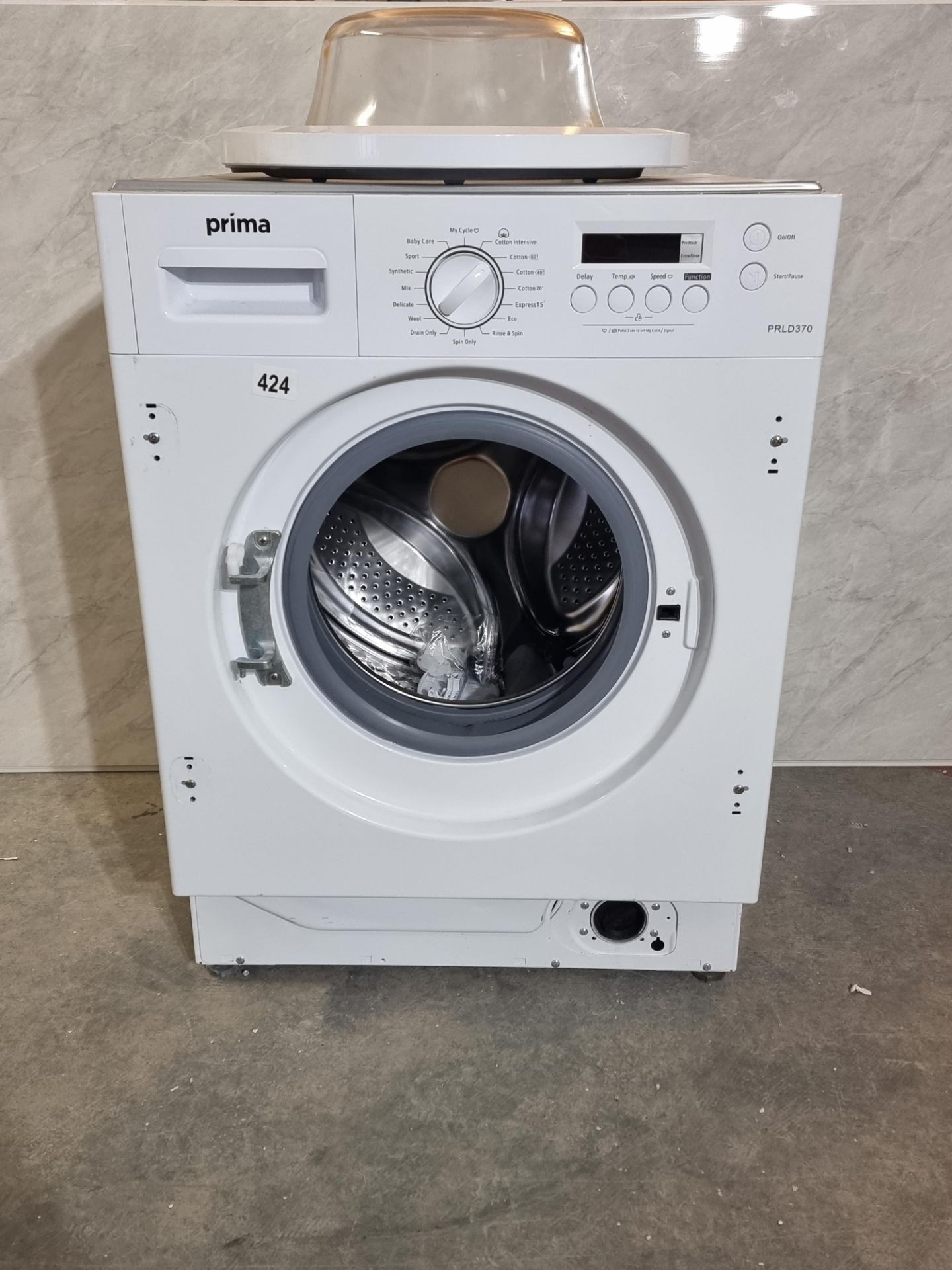 Prima 7Kg Fully Integrated Washing Machine PRLD370 White RRP £467