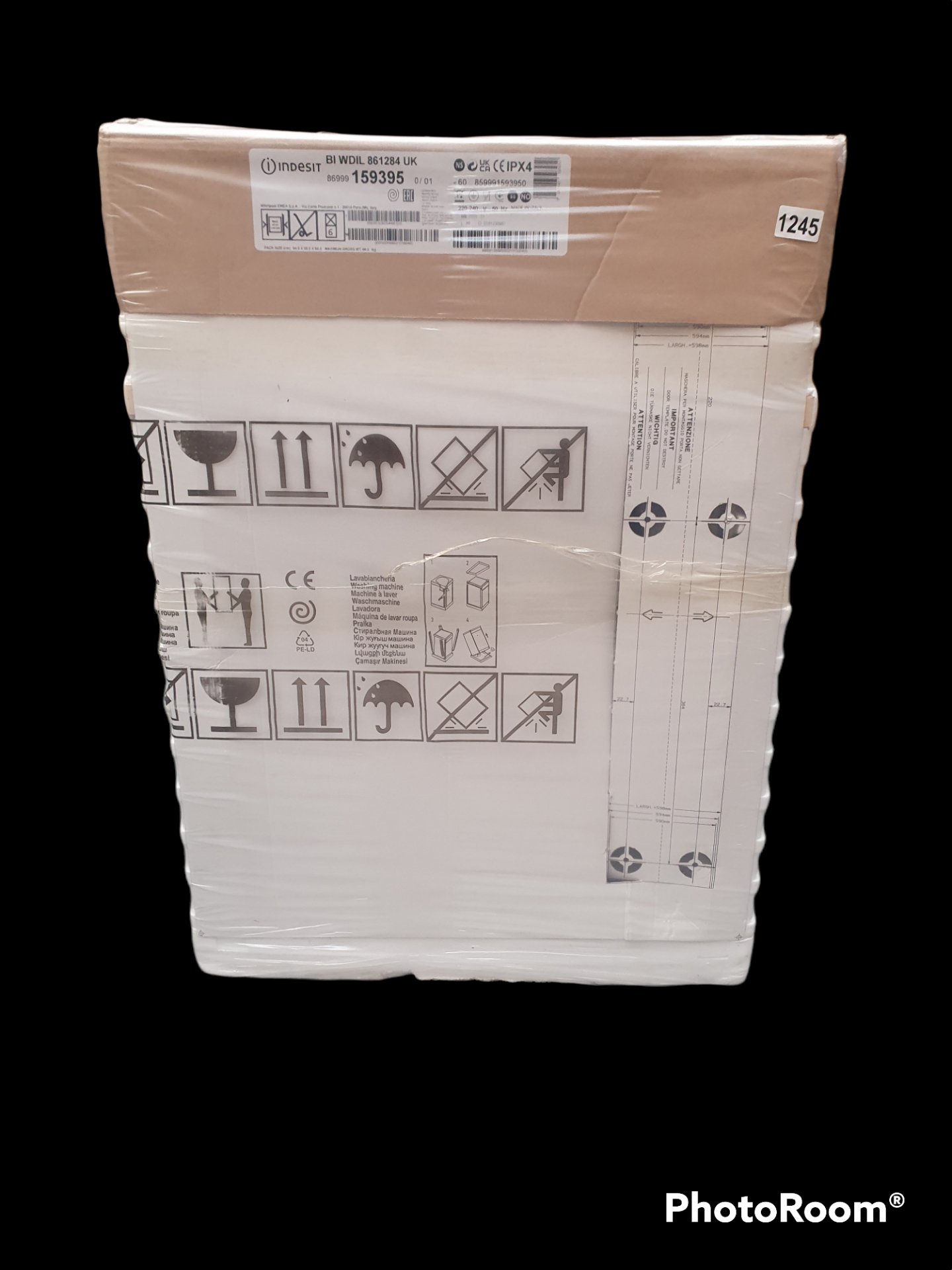 Indesit BIWDIL861284 8kg / 6kg Integrated Washer Dryer RRP £430