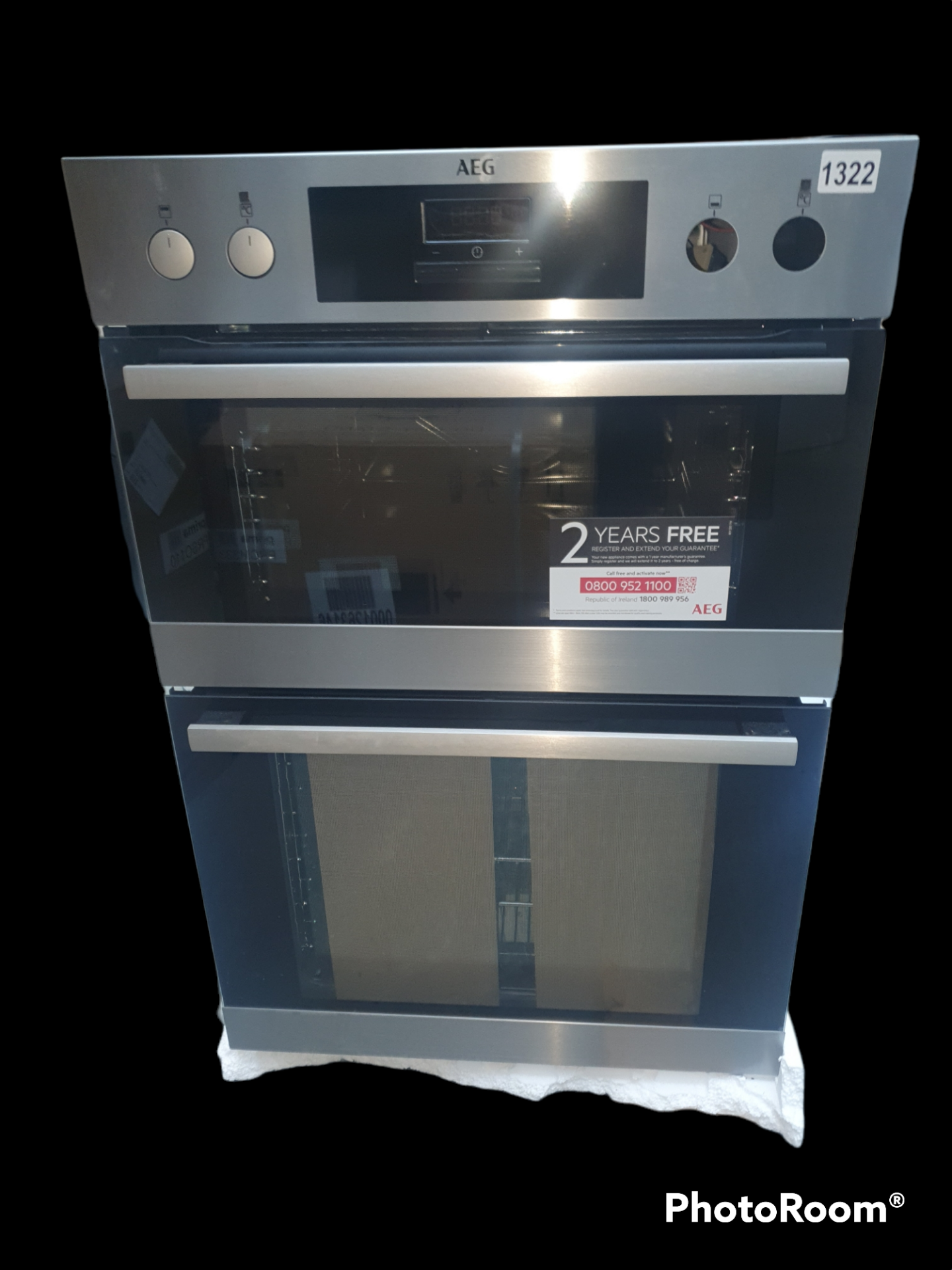 AEG DEB331010M Built In Electric Double Oven £750