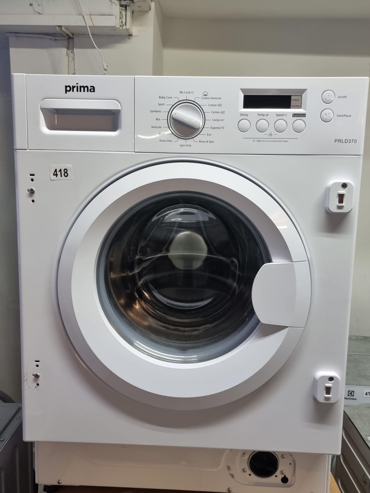 Prima 7Kg Fully Integrated Washing Machine PRLD370 White RRP £467