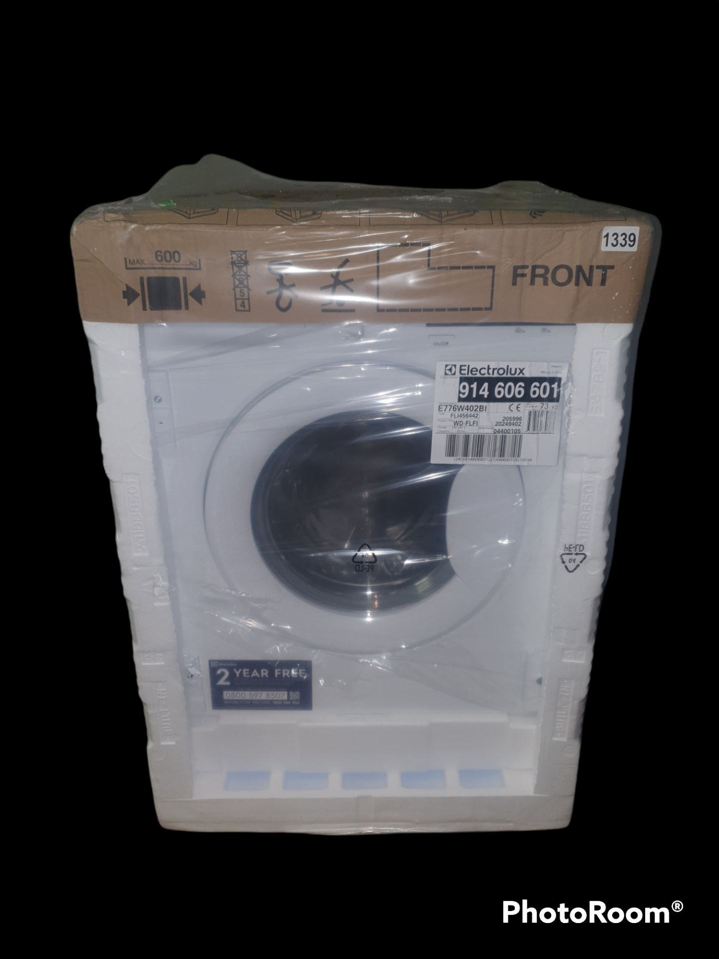 Electrolux 7kg Fully Integrated Washing Machine | E772F402BI RRP £649