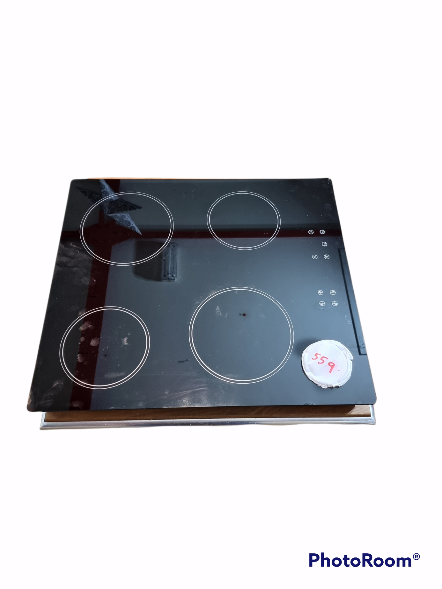 Prima 60cm Electric Hob with Touch Control PRCEH106 - Black Glass RRP £180