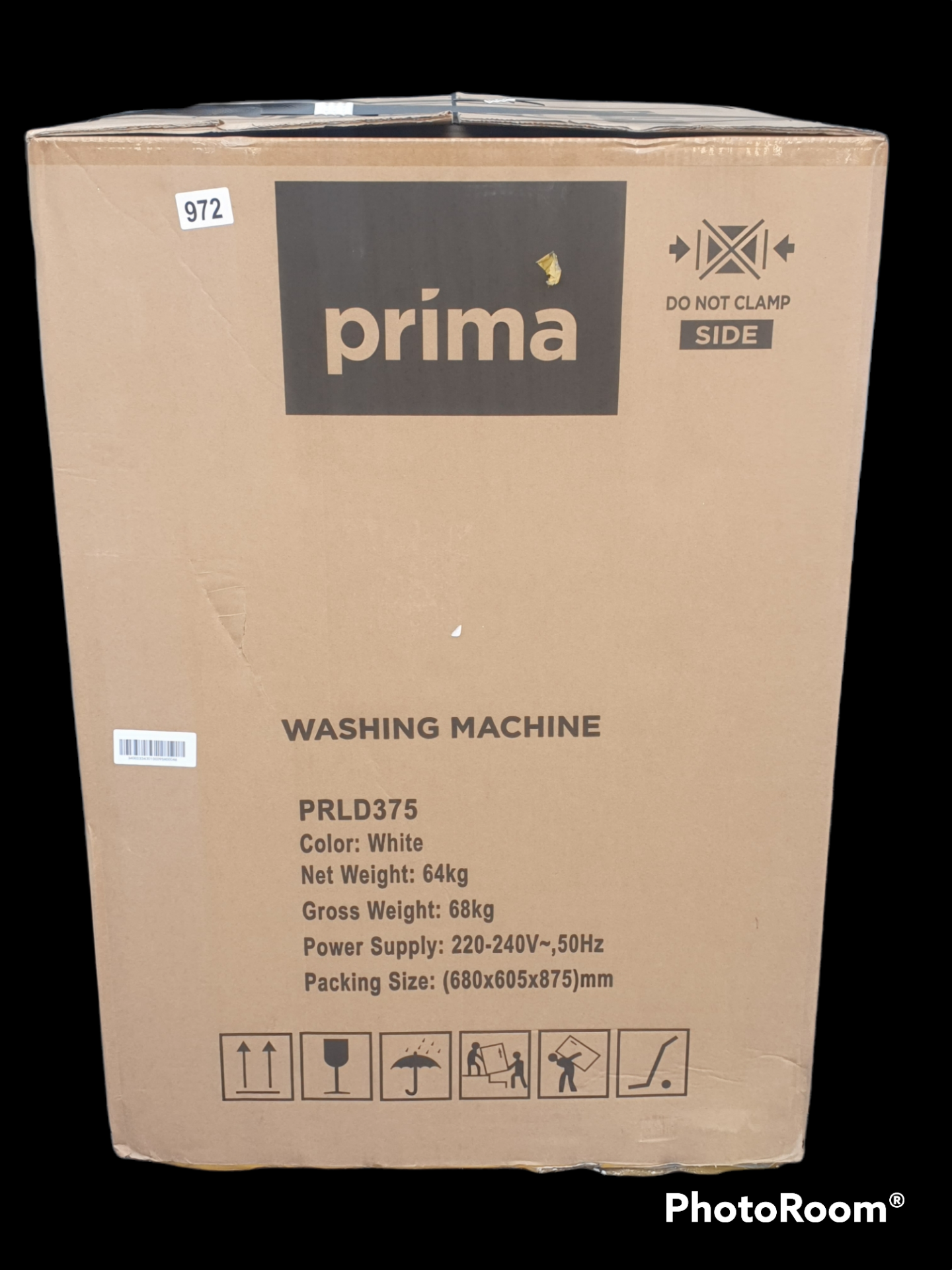 Prima 8Kg Fully Integrated Washer Dryer PRLD375 White £520