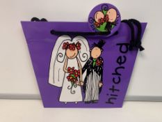 298 X BRAND NEW HITCHED GIFT BAGS INSL