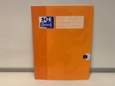 200 X BRAND NEW OXFORD ORANGE 48 PAGE EXERCISE NOTEBOOKS R9