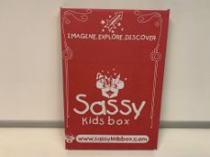 100 X BRAND NEW SASSY KIDS BOXES R3