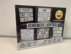 12 X BRAND NEW CINEMATIC LIGHTBOXES R4