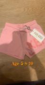 KENZO PINK JOGGER SHORTS AGE 10 BRAND NEW WITH TAGS