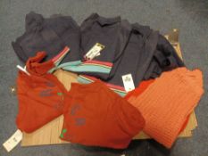 7 X MIXED JUMPERS CLOTHING LOT WITH BRANDS SUCH AS BILLABONG AND RVCA IN VARIOUS SIZES - ER