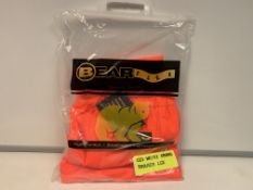 17 X BRAND NEW BEAR FLEX WATER PROOF HIGH VIS TROUSERS SIZE LARGE R4