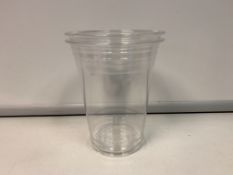 2000 X BRAND NEW 16OZ PET CUPS IN 2 BOXES R4